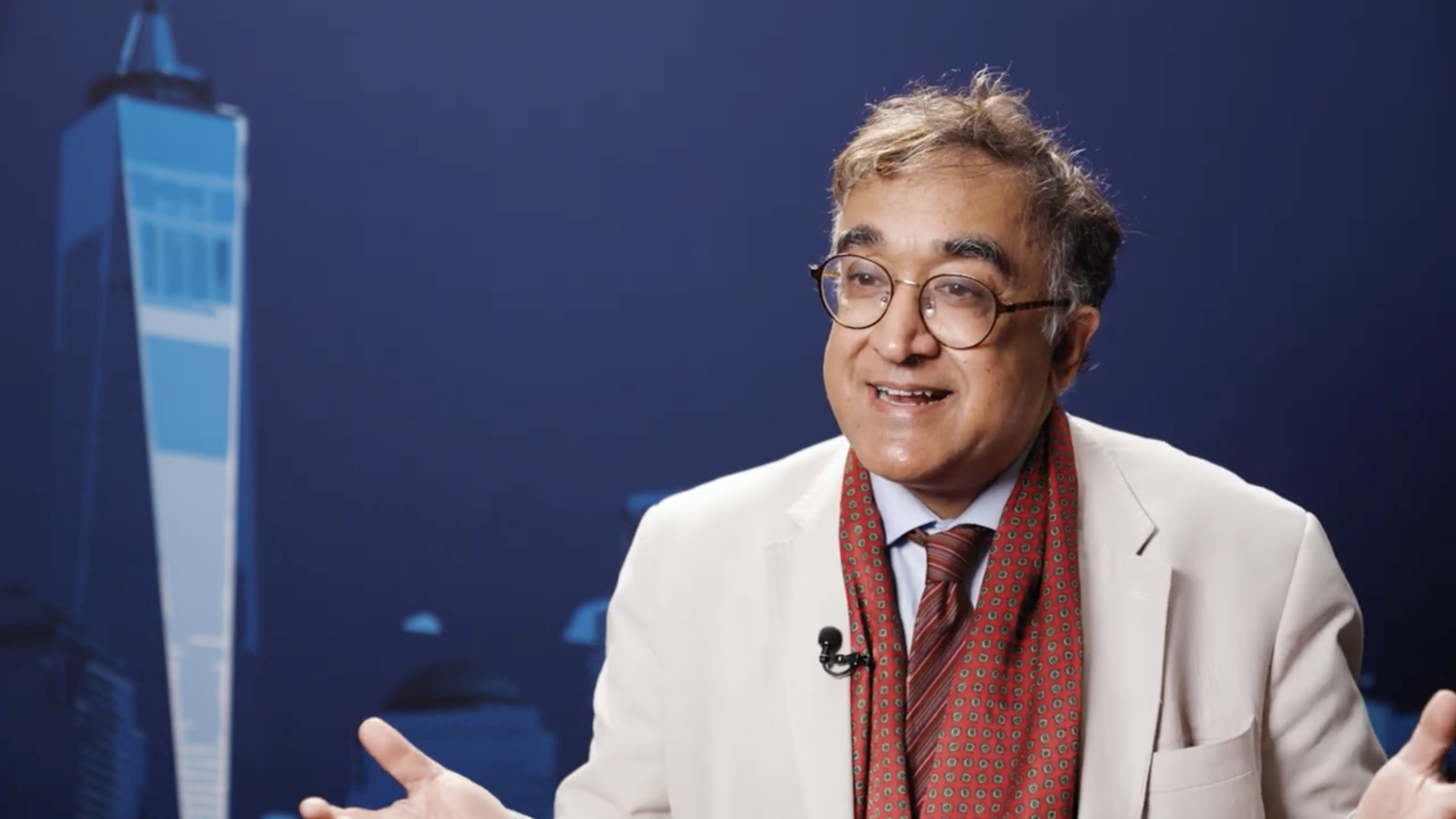 Prof. Ronjon Nag speaking about AI